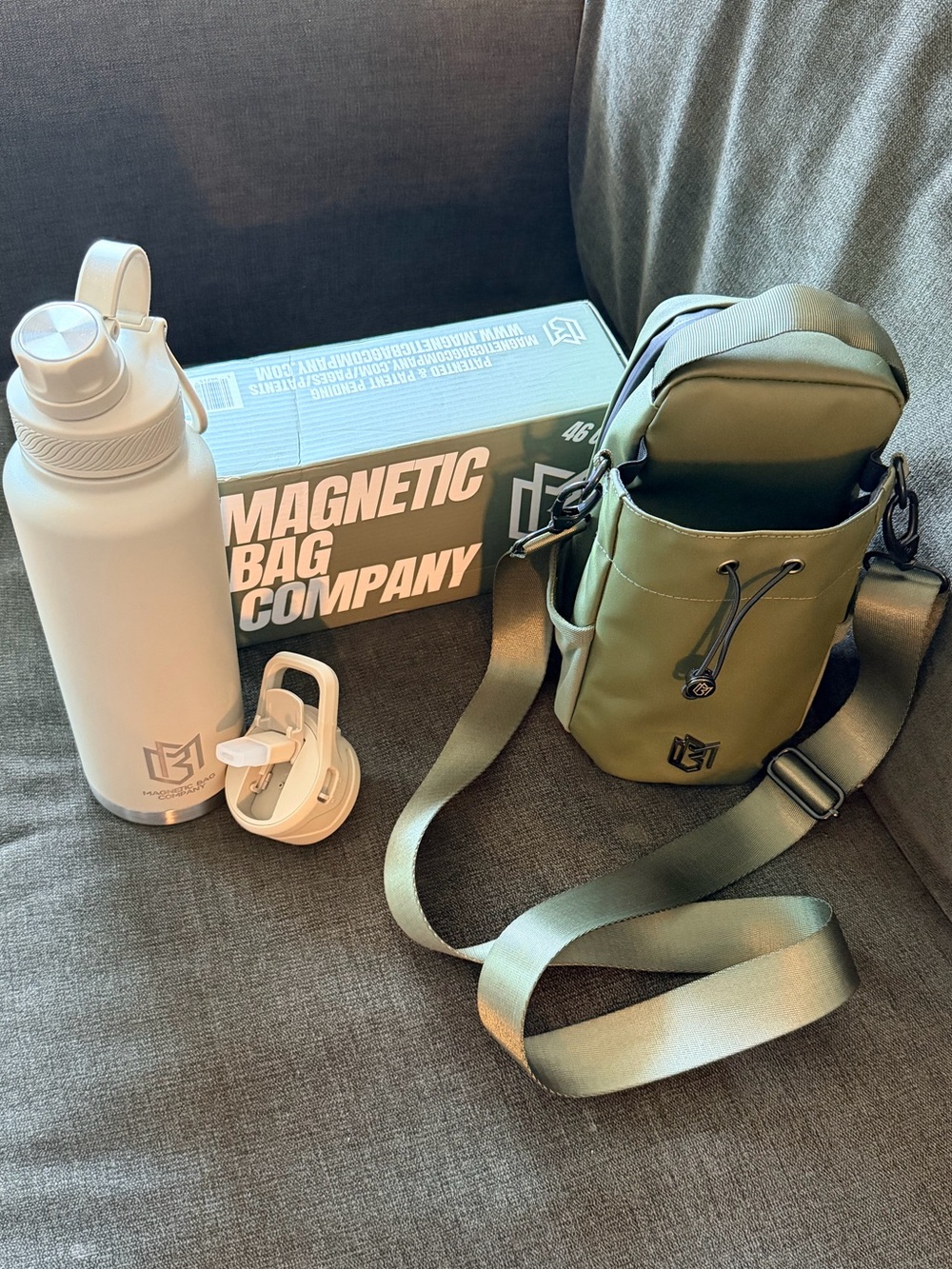Magnetic Bottle Bag for Gym